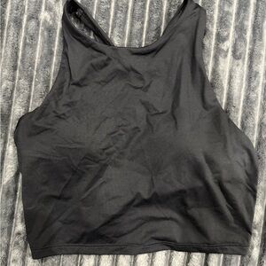 Black Athleta Sleeveless Crop Top